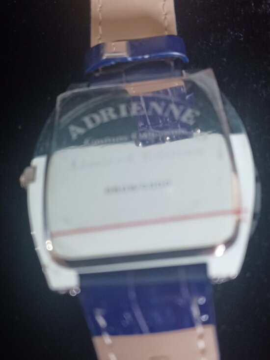 NIB ADRIENNE COUTURE COLLECTION LIMITED #0808/5000 WATCH Swiss- New Battery